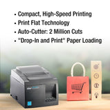 Star Micronics TSP143IIIBi Bluetooth Thermal Receipt Printer for iOS, Android, and Windows with Auto-cutter and Internal Power Supply - Gray Star Micronics