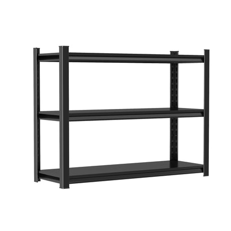 KILISTEELS 31" H Garage Shelving Heavy Duty Garage Storage Shelves,1500LBs Metal Shelving Unit 3T Adjustable Industrial Utility Shelf Black Organization Rack for Warehouse Storage KILISTEELS