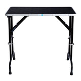 Master Equipment Adjustable Height Grooming Table, 36 by 24-Inch, Chrome,Black Master Equipment
