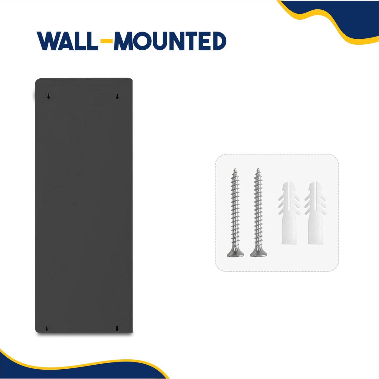 Tilt-Out Trash Can Cabinet with 2 Garbage Cans - Waste Storage Solution for Kitchen and Garage | Tilt Out Trash Can Cabinet | Garbage Can Cabinet | kitchen Garbage Can Holder (Black, 2 Buckets) European Furniture