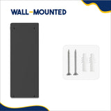 Tilt-Out Trash Can Cabinet with 2 Garbage Cans - Waste Storage Solution for Kitchen and Garage | Tilt Out Trash Can Cabinet | Garbage Can Cabinet | kitchen Garbage Can Holder (Black, 2 Buckets) European Furniture