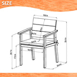 Amazonia Colony 11-Piece Patio Extendable Rectangular Dining Set Wtih Cushions | Eucalyptus Wood | Ideal for Outdoors and Poolside, 118Lx42Wx35H, Brown Amazonia