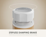 FITUEYES Design Rolling TV Stand for 24-48 inch TVs, Landscape to Portrait Rotating Mobile TV Stand on Wheels and Brake-knob, Portable TV Cart for Living Room Dormitory Outdoor, Master Series FITUEYES