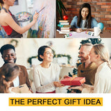 TAOPAOLAB Cabin by The Lake Paint by Numbers Kit for Adults - DIY Autumn Landscape Painting on Canvas 16x20 Inches, Acrylic Paint Set, Suitable for Beginners, Rustic Art Kit for Home TAOPAOLAB