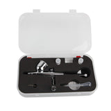 Timbertech ABPST08K Airbrush Compressor Complete Set with Upgraded Cooling Fan and Airbrush Accessories for Airbrushing Hobby, Body Tattoo, Model Painting, Automotive Graphic, Make-up(110-120V) TIMBERTECH