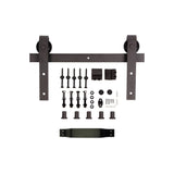 24in/30in/36in/42in x 84 in. S-Series Finish Knotty Pine Wood Sliding Barn Door with Hardware Kit (42 in x 84 in, Multi Color) COAST SEQUOIA