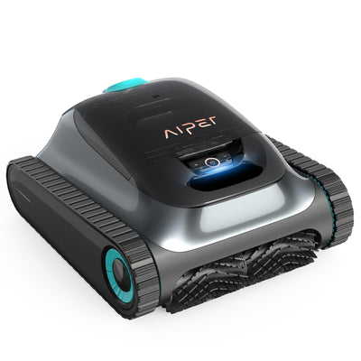AIPER Scuba S1 Cordless Robotic Cleaner, Smart Navigation for Inground Pools up to 1,600 Sq.ft, Wall and Waterline Cleaning Vacuum