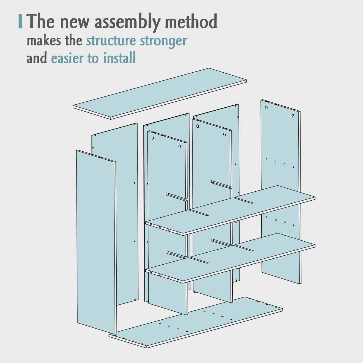 OSCHF Modern 9-Cube Wooden Storage Shelf - Stylish Black 3-Tier Bookcase for Home and Office OSCHF