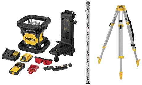 DEWALT DW079LRK 20V RED ROTARY LASER FULL KIT DEWALT