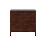 AFI, Santa Fe Twin Murphy Bed Chest with 6" Mattress & Built-in USB Charger, Walnut AFI