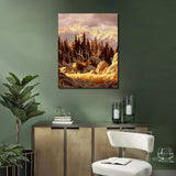 TISHIRON DIY Paint by Number for Adult, Elk Bull Paint by Numbers, Nature Landscape Adult Paint by Numbers Kits on Canvas, 16X20 Inch Mountain Paint by Numbers for Adults Beginner Kids TISHIRON