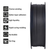 Geeetech Wood Filament 1.75 mm 3D Printer Filament,Ebony Wood PLA Filament 1kg (2.2lbs) 1 Spool,Dimensional Accuracy +/- 0.03 mm,for Most 3D FDM Printer Geeetech