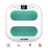 Heat Press Machine for T Shirts- 9x9 Heat Press Shirt Press Machine with Precise Temperature Control, Mini Heat Press for Hats, Dresses, Pillows, Tote Bags-Green LOLSSA