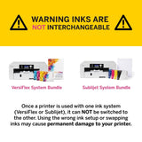 Sawgrass SG500 VersiFlex Printer Bundle, Innovative Inks & Light Heat Transfer Paper Bundle - Soft-Touch Infusible Ink, 8.5x11 Paper - Professional Results on Untreated Fabric and Wood Sawgrass