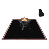 XL Fire Pit Mat, USA Based, Fireproof Under Grill Mat, 3 Layer, 67" x 60", for Outdoor Grill, Firepit, Grass, Patio, Lawn, Campsite, BBQ Mat, Ember Mat, Deck Protector Jametown Supply Company