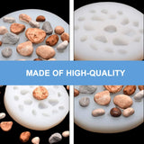 MILISTEN Silicone Stone Rock Mold River Pebble Molds 20 Cavity Stone Making Non Stick Mold DIY Art Craft Irregular Stone Shaper Form Molds Milisten