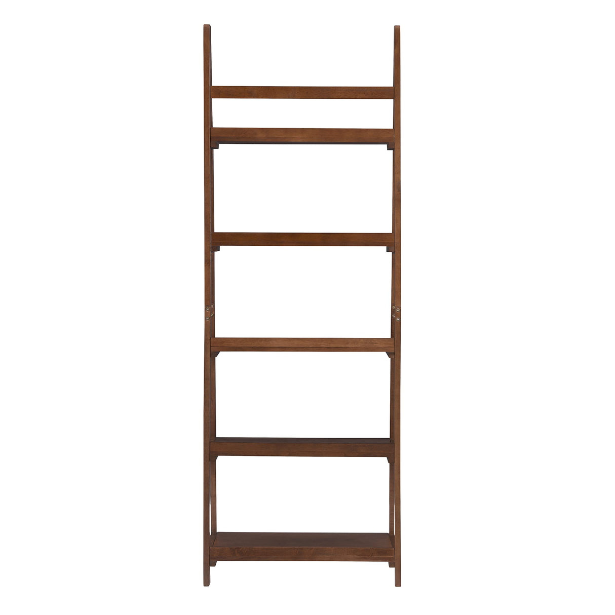 Melissa Mid-Century Bookcase, Walnut by Linon Large Linon