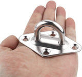 TooTaci 1000lb Capacity Hammock Hooks Heavy Duty, Hammock Hanging Kit with Screw Bolts, Stainless Steel Hammocks Wall Mount Kit, Ceiling Hook for Indoor Outdoor, Swing Chairs Hanging TooTaci