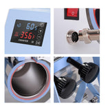 PYD Life 110 V Mini Max 40 OZ Tumbler Heat Press Machine Light Blue Mug Heat Press Touch Screen for 40 OZ Sublimation Tumbler with Handle Sublimation Printing PYD Life