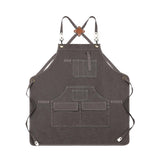 BLIRITEL Canvas Work Aprons for Men with Tools Pockets,Heavy Duty Adjustable Tools Apron, Woodworking Apron for Carpenters Mechanic (Grey) BLIRITEL