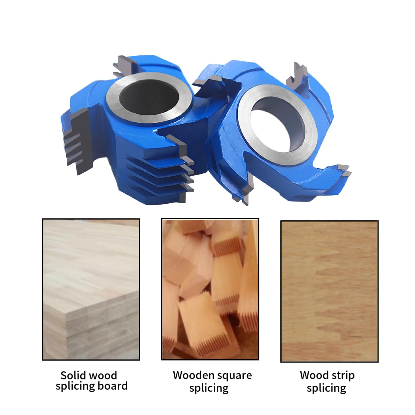 CO-CUTTNER Finger Joint Shaper Cutter Carbide Tipped with 4-Wing, Customizable Cutting Height from 3/8" to 4" with Bore 3/4" 1" 1-1/4" Heavy-Duty - WoodArtSupply