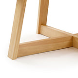 Plank+Beam Classic Round Coffee Table, 30 Inch Farmhouse Coffee Table, Rustic Mini Center Tables for Small Spaces, Small Living Space Tea Table, Blonde Wirebrush Plank+Beam