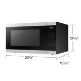 SAMSUNG 1.9 cu. ft. Countertop Microwave with Sensor Cooking, Stainless Steel, MS19DG8500SRAA SAMSUNG
