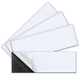 tonhui 4Pcs 12" X 4" Bumper Sticker Magnets, Flexible Magnetic Bumper Sticker Sheet with Self Adhesive, Turn Any Decal Into a Magnet tonhui