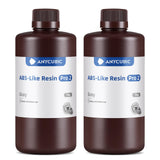 ANYCUBIC ABS-Like 3D Printer Resin Pro 2, Stronger and Tougher, High Precision and Long-Lasting, Low Odor, Wide Compatibility for All LCD Resin 3D Printers (Grey+Grey, 2kg) ANYCUBIC