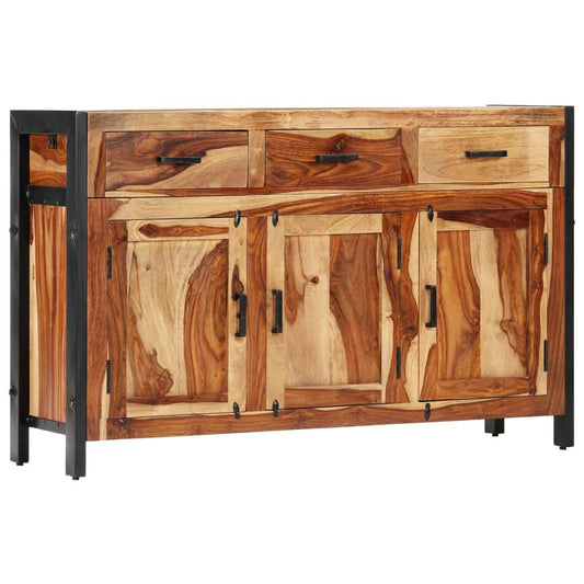 vidaXL Sideboard Storage Kitchen Cabinet Buffet Server Bar Wine Cabinet Console Table for Dining Living Room Cupboard Solid Wood Sheesham - WoodArtSupply