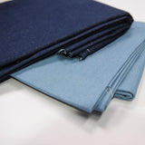 Denim 9 OZ.Indigo Washed of Deep Col 100% Cotton Fabric 62' ' Wide by The Yard(Deep-Indigo), Light-indigo WoodArtSupply