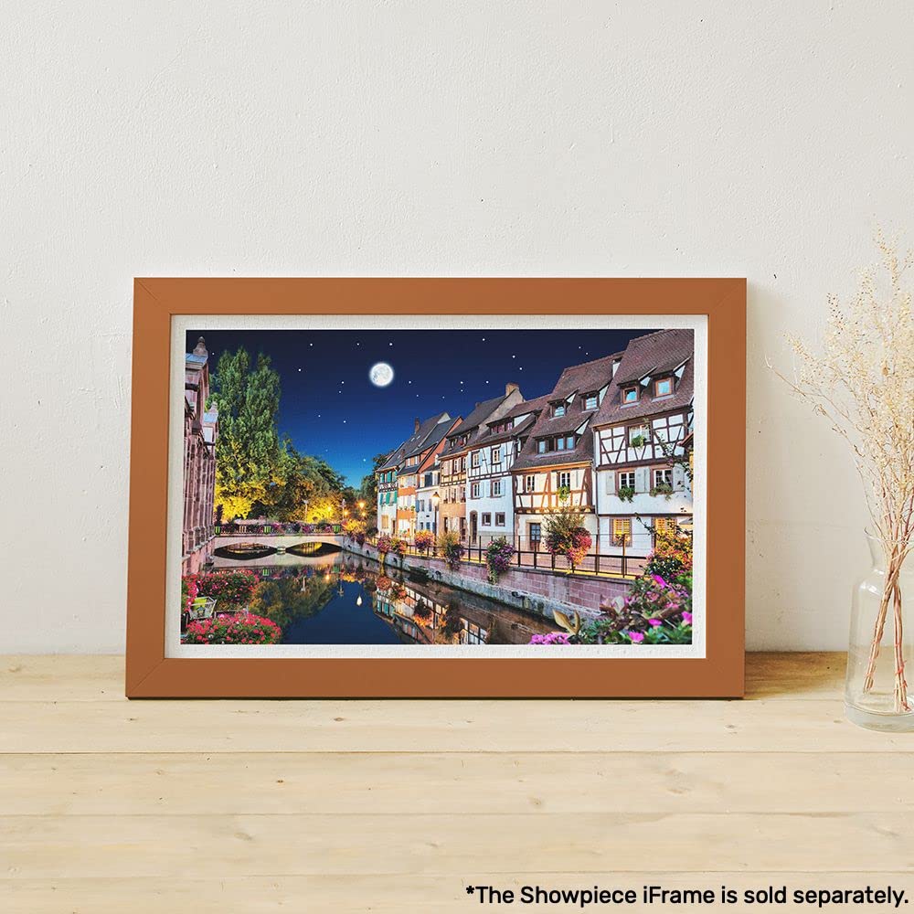 Pintoo Jigsaw Puzzles 1000 Piece for Adults - Colmar, France Beautiful Plastic Puzzle for Home Decor Zero Dust Easy Storage [H1784] Pintoo