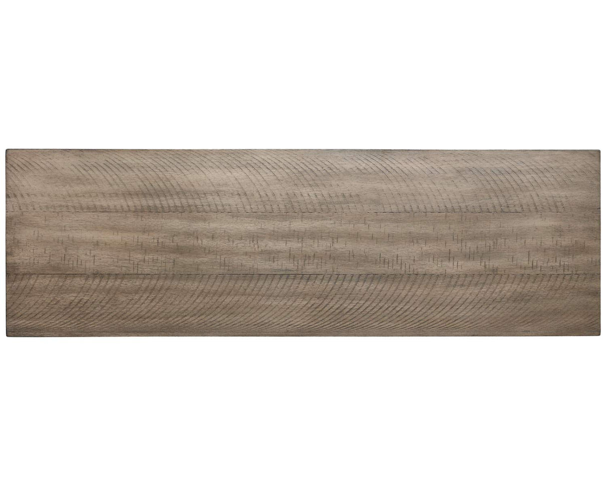 Signature Design by Ashley Skempton Farmhouse Storage Bench, White & Light Brown Signature Design by Ashley