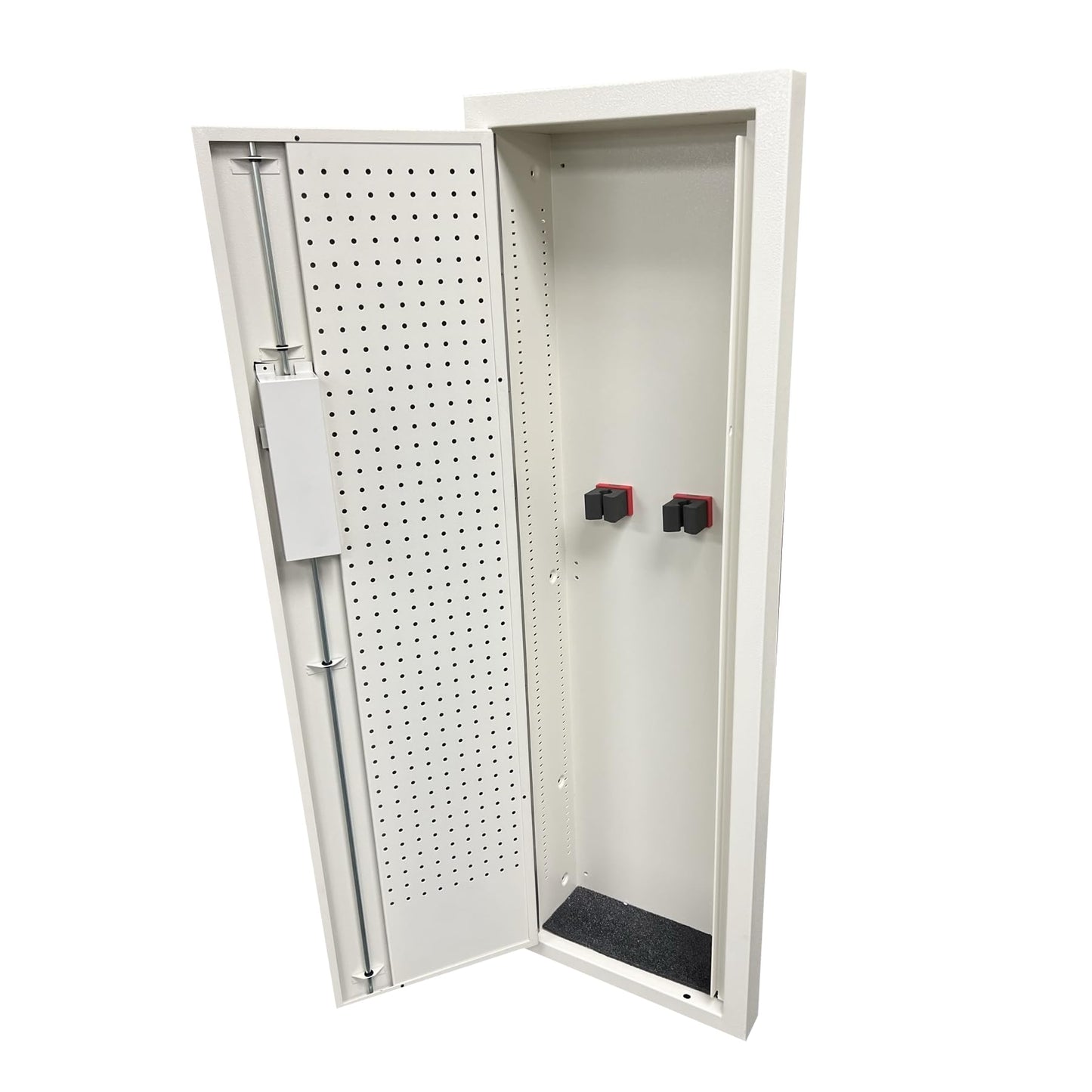 V-Line Ind. Wall Closet Vault Plus Security Safe Gun Safe and Money Safe This Safe Provides Security for Your Firearms and Valuables,Simplex Lock Fits Between 2 Wall Studs,White