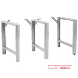 Workbench Frame - 3 Legs - 20" Depth - 29" to 35" Height Adjustable - Black - by BenchPro BenchPro