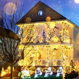suddus 200 Led Christmas Lights Outdoor Waterproof, 66ft Fairy Lights Plug in Connectable, Warm White Christmas Lights Indoor for Xmas Tree Holiday Party Porch Decor suddus