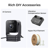 Creality Ender 3 V3 KE 3D Printer, 500mm/s Max High-Speed 3D Printers with Auto Leveling, Dual Cooling, Smart UI and Dual Z-axis, Supports 300℃ Printing Printing Size 8.66x8.66x9.44 inch Creality