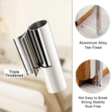 Mosqutent King Size Canopy Bed Frame with Stainless Steel Poles and Bedroom Decor Bracket Mosqutent