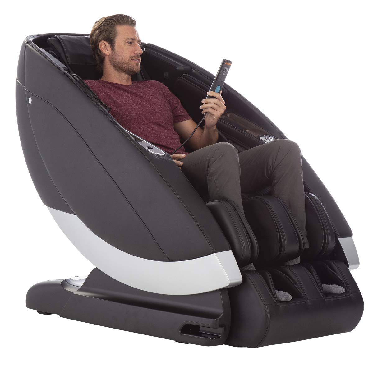 Human Touch Super Novo Zero Gravity Massage Chair - Virtual Therapist w/ Alexa, Cloud Touch Acupressure - 3D & 4D Full Body Massage, Stretch & Deep Tissue for Recovery - 38 Wellness Programs, Black Human Touch