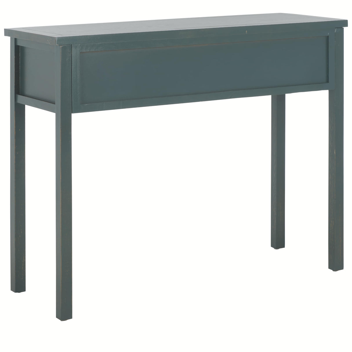 SAFAVIEH Home Collection Cindy Farmhouse Dark Teal 3-Drawer Console Table Safavieh