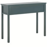SAFAVIEH Home Collection Cindy Farmhouse Dark Teal 3-Drawer Console Table Safavieh