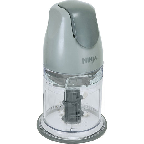 Ninja QB900B Master Prep Food Processor Blender with 48 oz Pitcher & 16 oz Chopping Bowl, Perfect for Frozen Blending & Chopping, 400 Watts, Dishwasher Safe, Countertop, Grey Ninja
