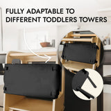 Toddlers Tower Safety Net - Safety Guard for Toddlers Tower - Kitchen Step Tool Toddlers/Kids - Pattern OLYMPE STORE