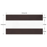 Covers & All Clear Panel Curtain, 12 oz Outdoor Curtains for Patio Waterproof, Tear & UV Proof Tarp with Brass Grommets, Ideal for Pergola, Porch, Gazebos (8H x 15W feet, Coffee) Covers & All