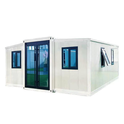 Luxury Container Home Prefab Flat Pack Panel Shipping Container Frame High Cube Metal House 20ft 30ft 40ft - WoodArtSupply