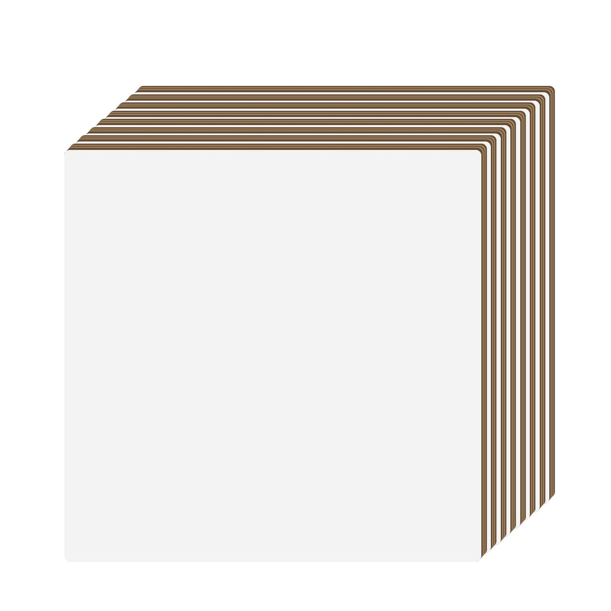 PYD Life 8 Pack Unfinished Wood Sublimation Plywood Board for Crafts,11.8" x 11.8",1/5" Thick(5 mm) White Wood Sheets Blanks Double-Sided Printable for Laser Cutting Machine 40 W PYD Life