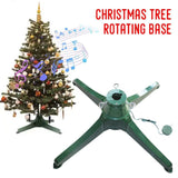 Musical Rotating Christmas Tree Stand with Speaker, 360 Degree Rotating Christmas Tree Stand with Music,Christmas Tree Rotating Stand,360° Spinning Christmas Tree Base with Music (31.5in) Generic