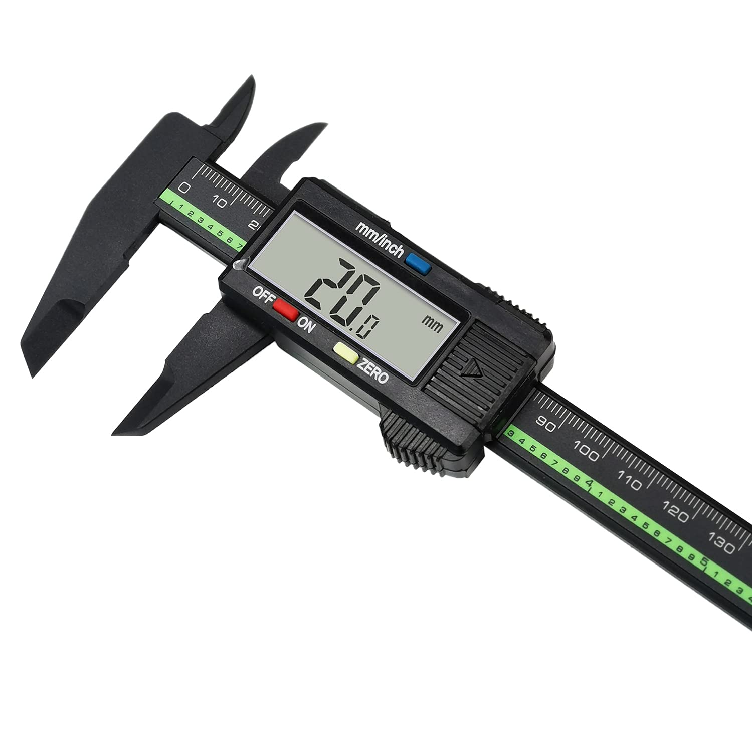 Sattiyrch Plastic Digital Caliper with Large LCD Screen 6 Inch Millimeter Conversion Sattiyrch Electronic Vernier Caliper Measuring Tool (Plastic Digital Caliper) - WoodArtSupply