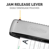 Fellowes Saturn 3i 95 Thermal Laminator Machine for Home or Office with Pouch Starter Kit, 9.5 inch, Fast Warm-Up, Jam-Free Design(5735801) Fellowes