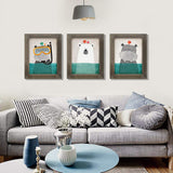 IKEREE 8x10 Rustic Farmhouse Distressed Picture Frame, Weathered Grey, Built-in Easel for Tabletop or Wall Mounting Display… IKEREE